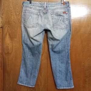 7FAMK Stretchy Ankle / Capri jeans size 32